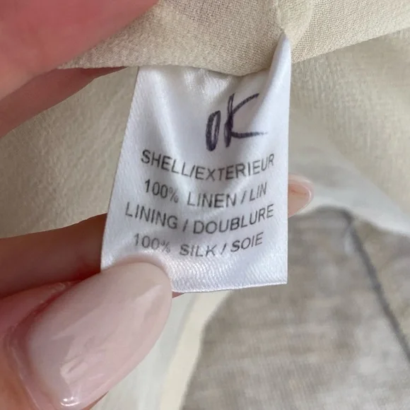 Adam Lippes- Gold Metallic Linen and Silk Cardigan Sweater - Picture 9 of 11